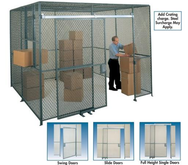 woven wire partition